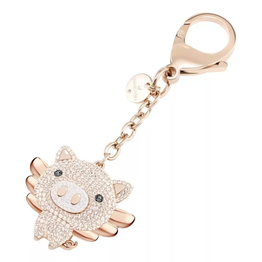 Genuine Swarovski Little Pig Bag Charm Pink 5457471