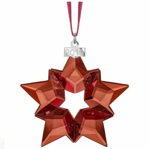 Genuine Swarovski Christmas Tree Holiday Ornament 2019 Red