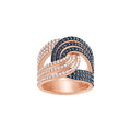 Genuine Swarovski Crystal LEMON:RING KNOT CRY/MONT/MIX 52  5409193 Brand New