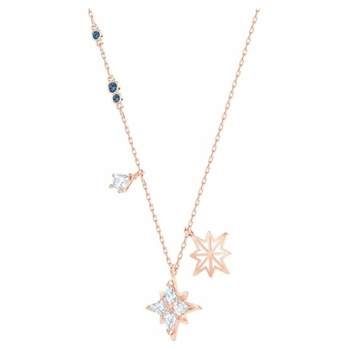 Swarovski Symbolic pendant Star, White, Rose-gold tone plated 5494352