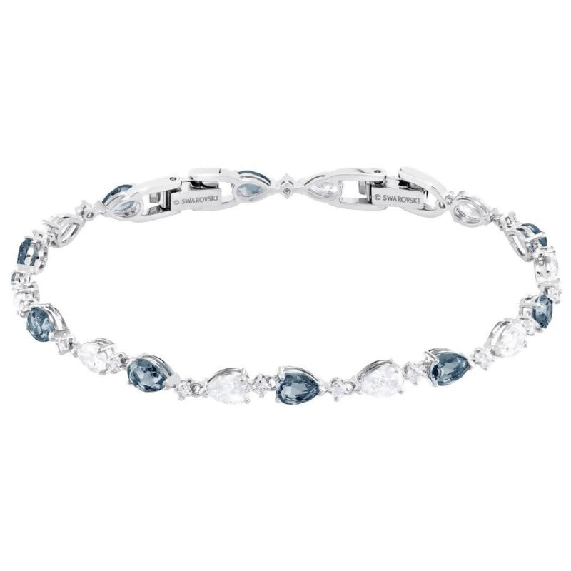 Genuine Swarovski Vintage Blue Pear Shaped Crystal Bracelet 5466882