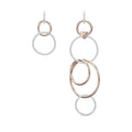 Genuine SWAROVSKI LIFELONG HEART CRYSTAL ROSE GOLD PLATED EARRINGS 5520652