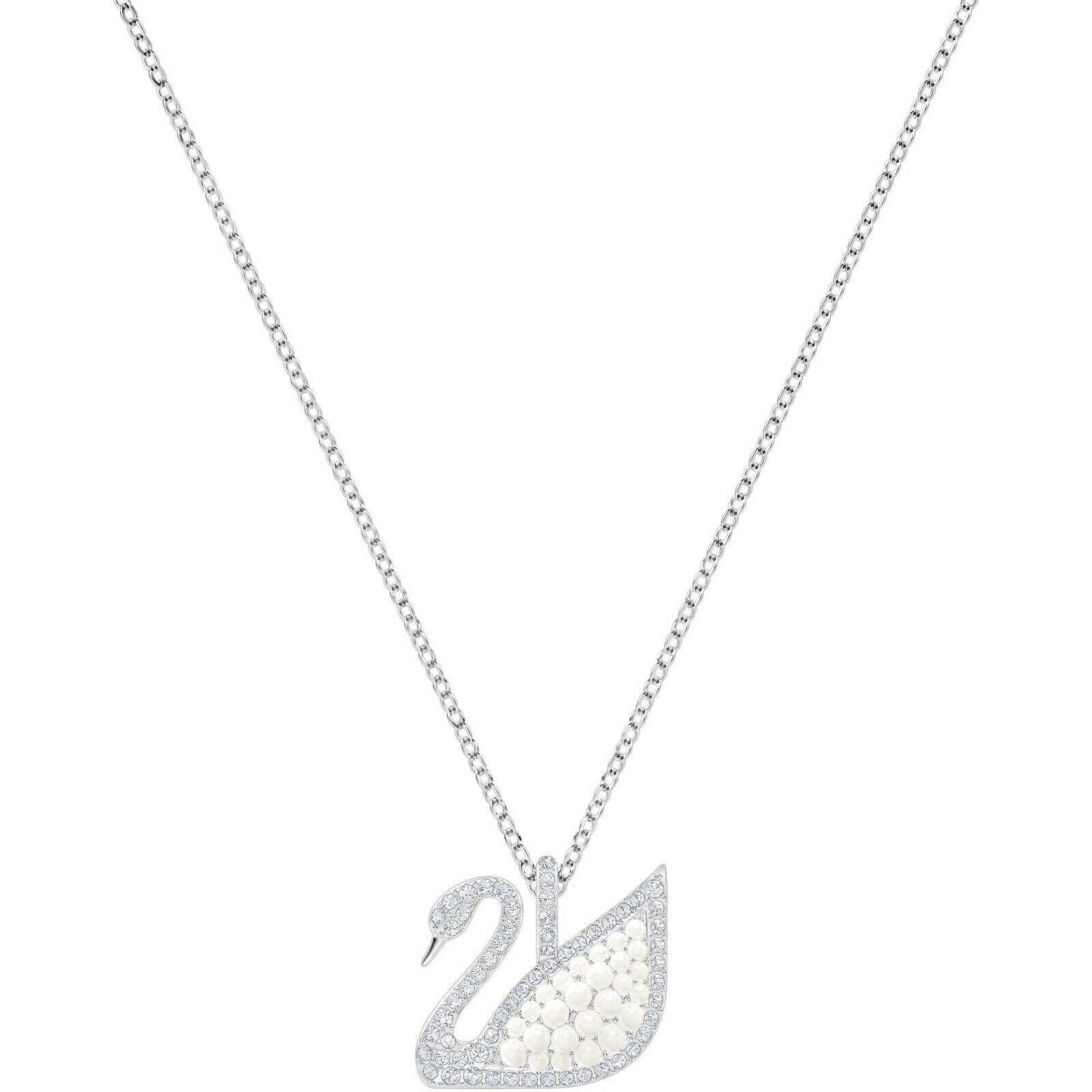 Genuine SWAROVSKI CRYSTAL ICONIC SWAN PENDANT CRY 5411791