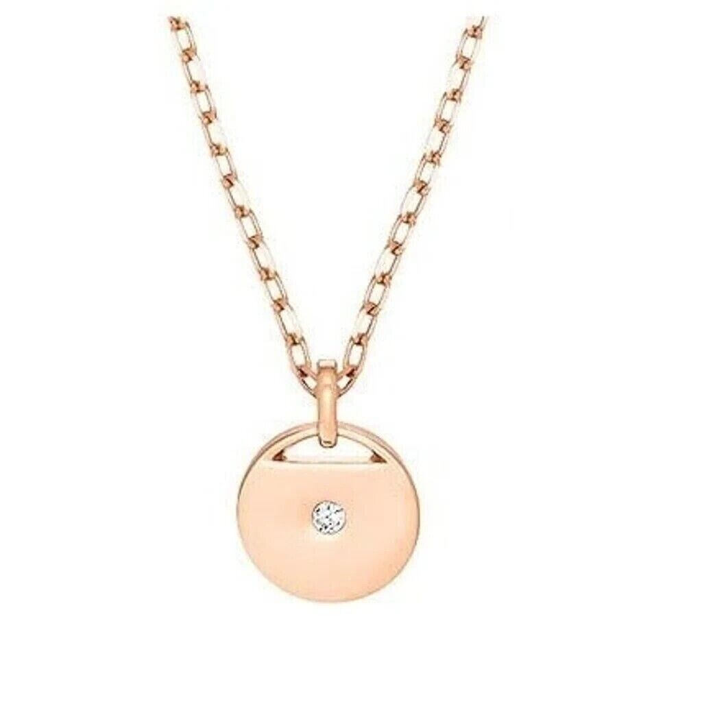 Genuine Swarovski Rose Gold and Crystal  Necklace 5548069