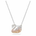 Swarovski Iconic Swan pendant Swan, Small, Braun, Rhodium plated 5215038