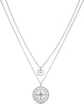 Genuine SWAROVSKI Symbolic MANDALA Pendant Necklace Rhodium Plated 5541987