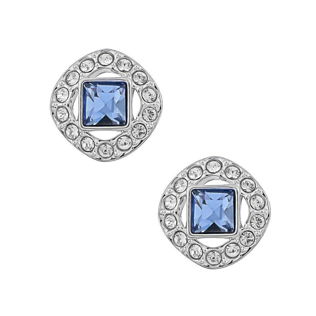 Genuine Angelic Square Swarovski 5352048 Earrings