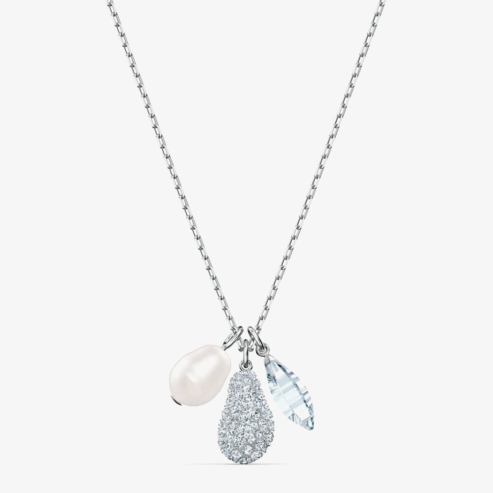 Genuine Swarovski So Cool White Crystal Cluster Necklace 5512732