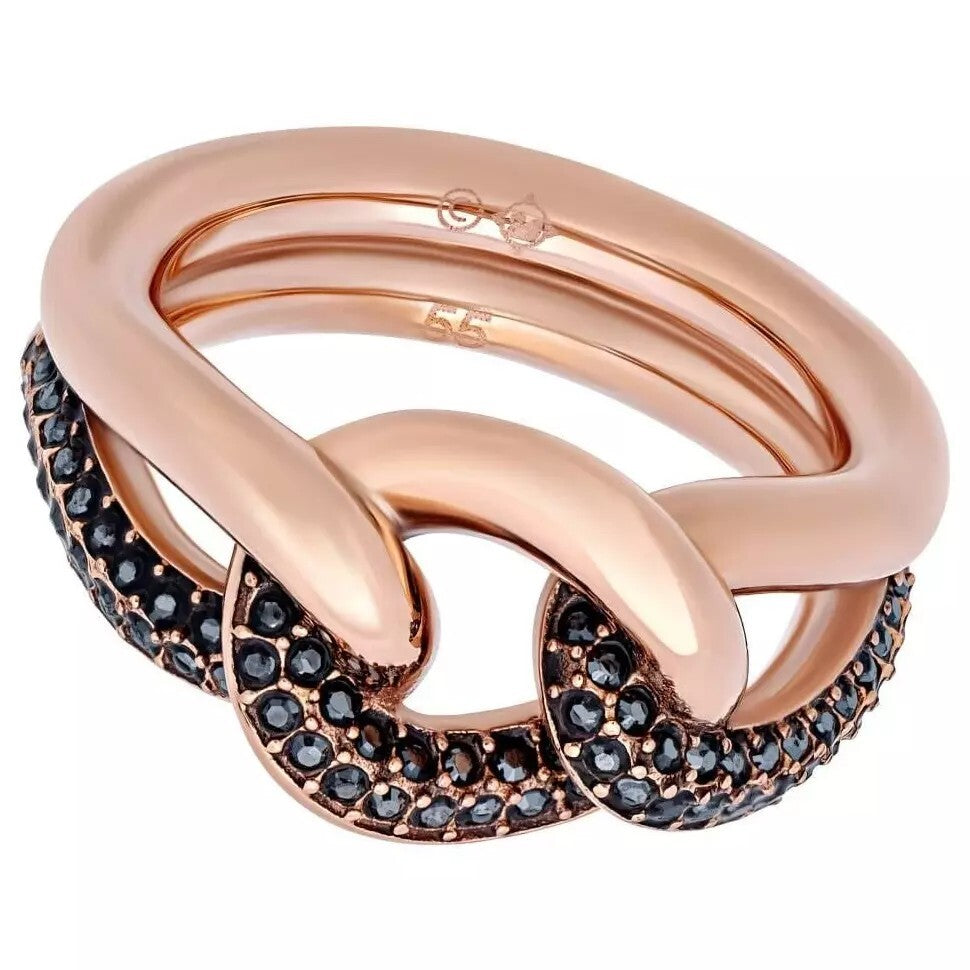 Genuine Swarovski Crystal LANE:RING LRG JET HEM/PRO 52  5448833 Brand New