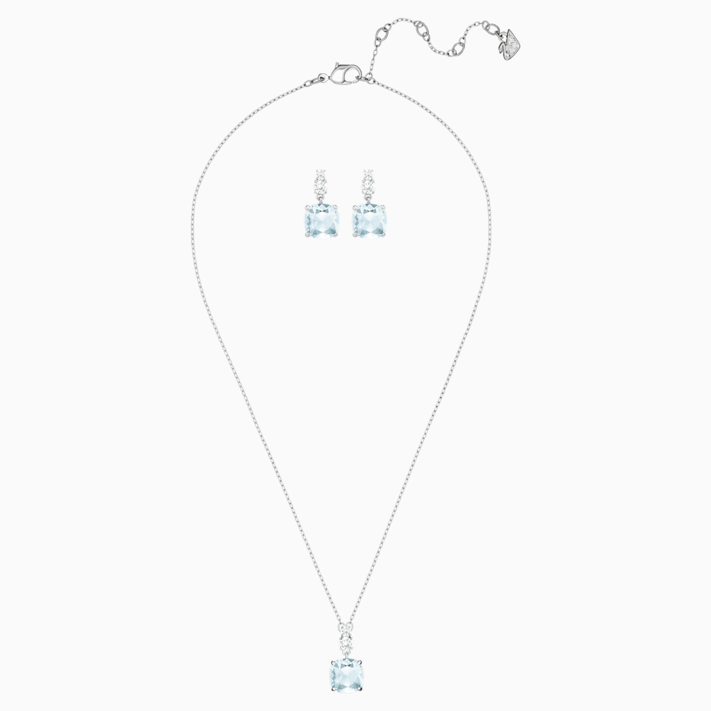 Genuine Swarovski Vintage Lazo Crystals Set in Rhodium 5416514