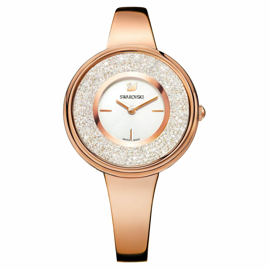 Crystalline Pure Watch Metal bracelet, White, Rose-gold tone 5269250