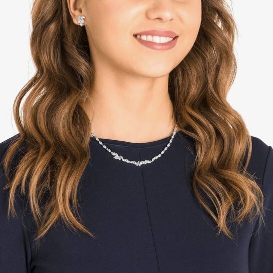 Genuine Swarovski Louison Medium Jewlery SET 5435164 (Necklace&Earrings)