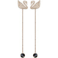 Genuine Swarovski Iconic Swan Earrings 5373164