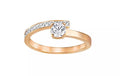 Genuine Swarovski Crystal FRESH:RING SML CRY/CZWH/ROS 50  5251687 Brand New