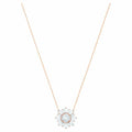 Swarovski Sunshine pendant Sun, White, Rose-gold tone plated 5451376