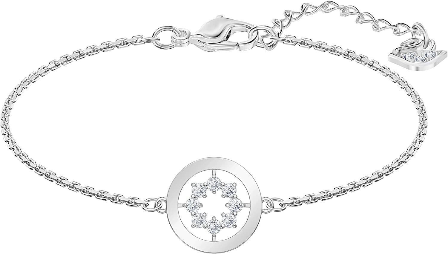 Genuine Swarovski Bracelet Rhodium-Plated Size M 5499003