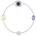GenuineSwarovski Remix Evil Eye Bracelet Size M Eye Rhodium Plated 5365749