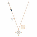 Swarovski Symbolic pendant Star, White, Rose-gold tone plated 5494352