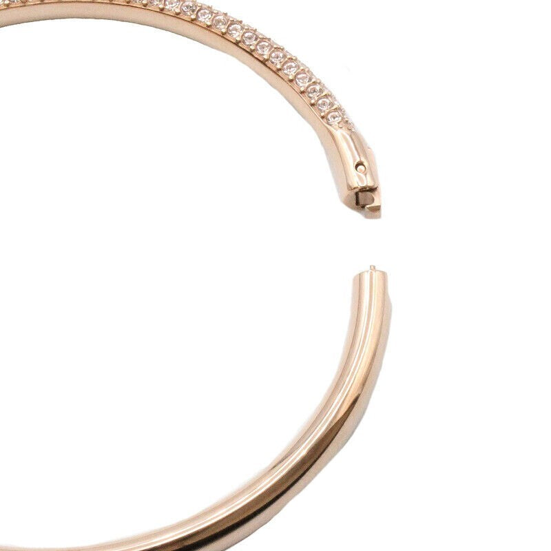 Genuine Swarovski Rose Gold Bracelet Stone Collection Medium Bangle 5032850