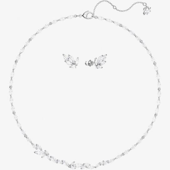 Genuine Swarovski Louison Medium Jewlery SET 5435164 (Necklace&Earrings)