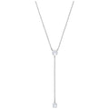 Genuine SWAROVSKI ATTRACT Y RHODIUM WHITE CRYSTAL NECKLACE ARCHIVE 5367969