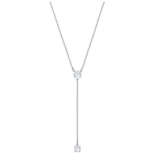 Genuine SWAROVSKI ATTRACT Y RHODIUM WHITE CRYSTAL NECKLACE ARCHIVE 5367969