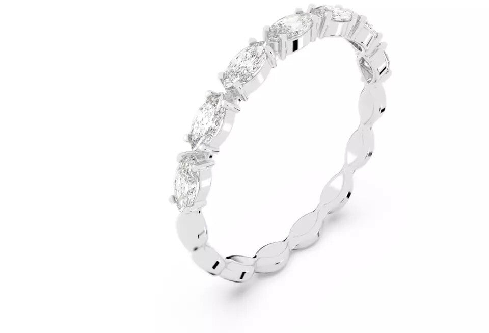 Genuine Swarovski Crystal VITTORE:RING MARQUISE CZWH/RHS 55  5354786 Brand New