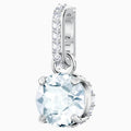 Genuine Swarovski Remix Collection Charm, April, White, Rhodium plated 5437320